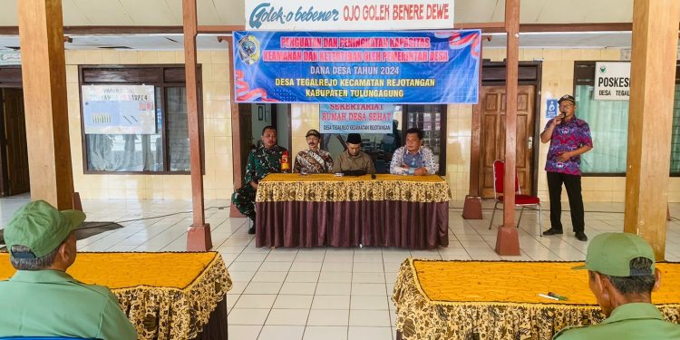 Pemerintah Desa Tegalrejo telah mengadakan kegiatan penguatan dan peningkatan kapasitas keamanan