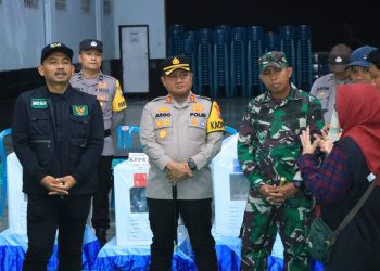 Cek Kesiapan TPS, Forkopimda Ngawi Patroli Malam Hari
