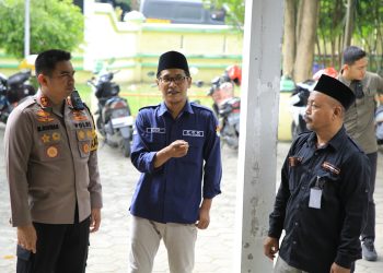 Pastikan Keamanan Rekapitulasi Suara : Kapolres Madiun Tinjau Langsung ke Kantor PPK Wilayah Kabupaten Madiun