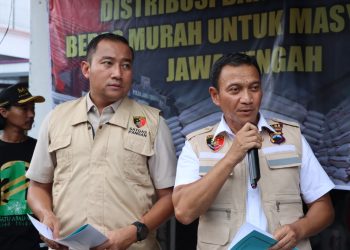 Tekan Lonjakan Harga Beras, Ditreskrimsus Polda Jawa Tengah Distribusikan 25 Ton Beras Murah