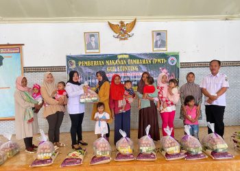 Berantas Stunting, 16 Balita di Desa Tanggunggunung Dapat Bantuan PMT Tahun 2024