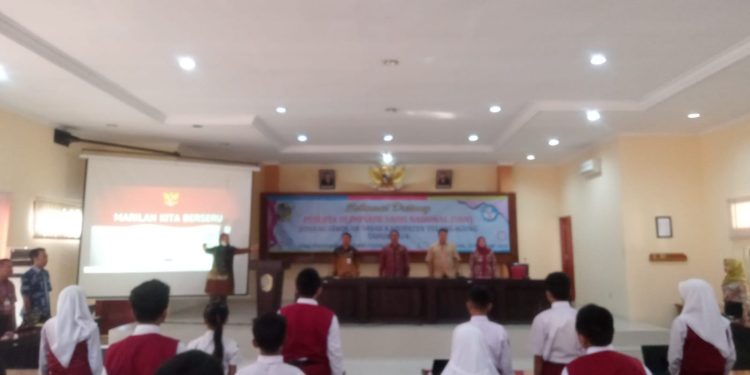 Buka Olimpiade Sains Nasional Tingkat SD Tahun 2024, Disdik Tulungagung Berharap Tumbuhkan Budaya Belajar