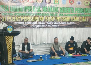 Polres Nganjuk Hadiri Silaturahmi Pengurus IPSI Kabupaten Nganjuk Bersama Pengurus dan Ketua Perguruan Pencak Silat