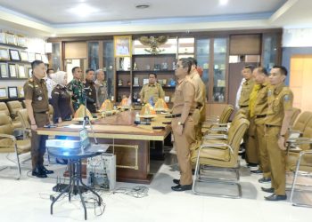 Tim Pengendalian Inflasi Daerah Lakukan Rakord Melalui Zoom Meeting
