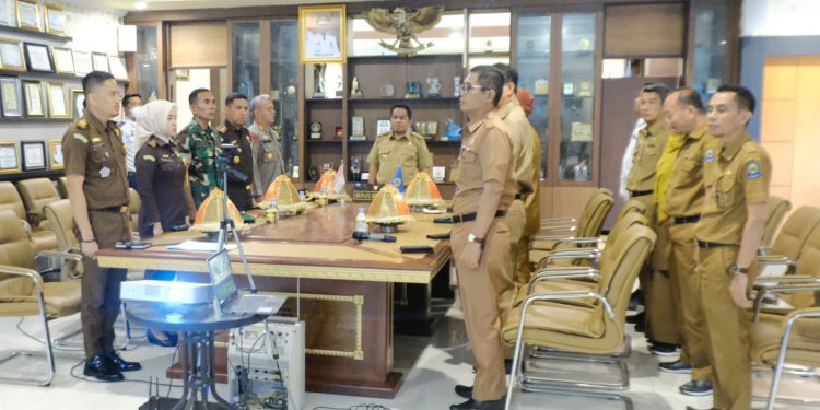 Tim Pengendalian Inflasi Daerah Lakukan Rakord Melalui Zoom Meeting