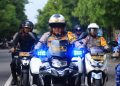 Kapolres Ngawi Pimpin Apel dan Patroli Gabungan Skala Besar Jelang Pemilu 2024