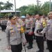 Kapolres Pimpin Gelar Apel Pengecekan dan Pemeriksaan Kesehatan serta Penampilan Anggota Polres Nganjuk