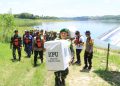 Aksi Forkopimda Ngawi Sebrangi Waduk, Distribusi Logistik Pemilu