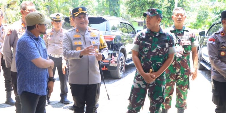 Pastikan PPK Aman, Kapolres Ngawi dan Dandim 0805 Patroli Bersama