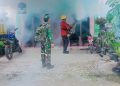 Cegah Penularan DBD, Babinsa Koramil 02/Enrekang Bersama PKM Kota Laksanakan Fogging