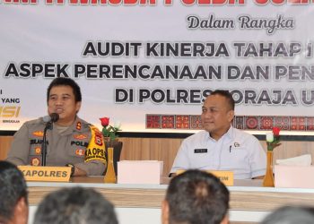 *Polres Toraja Utara Terima Kunjungan Tim Audit Kinerja Itwasda Polda Sulsel Tahap I 2024*