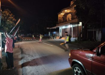 Dalam Rangka Wisuda Santri dan Haflah Akhirussanah, Polsek Campurdarat Lakukan Pengamanan