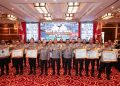 Membanggakan, Polres Nganjuk Terima Piagam Penghargaan Predikat Penilaian Kelas Tinggi dari Ombudsman RI