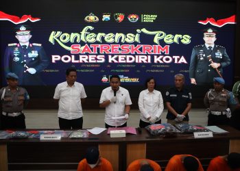 Polres Kediri Kota Berhasil Amankan Pria Pelaku Pembunuhan Mantan Pacar Dengan Racun