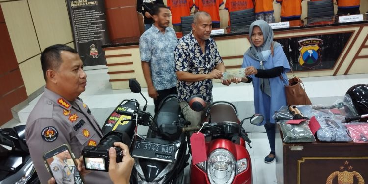 Polda Jatim Berhasil Ungkap Komplotan Curanmor 9 Tersangka Diamankan