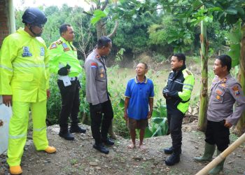 Kapolres Ngawi Patroli Cek Debit Air