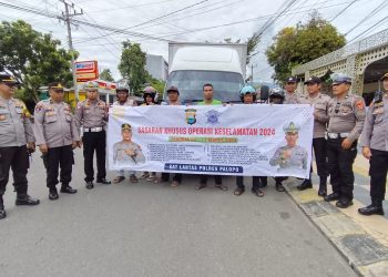Satlantas Polres Palopo Gelar Operasi Keselamatan 2024