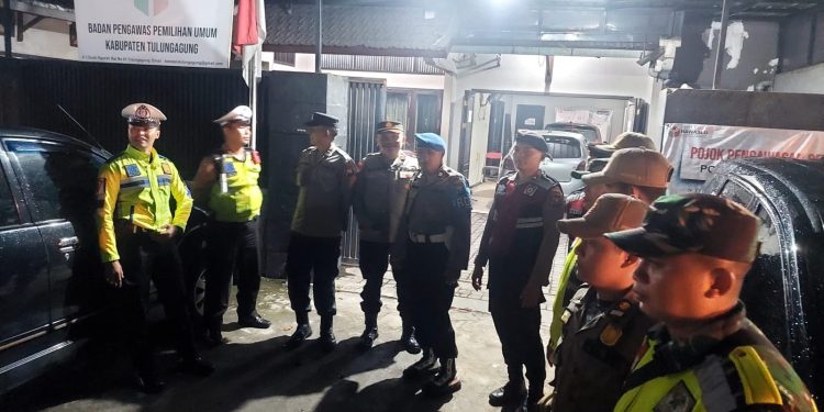 Polres Tulungagung Bersama Tiga Pilar Gelar Patroli Bersama Jaga Harkamtibmas