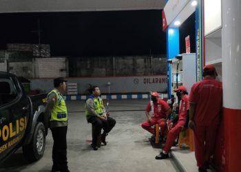 Cegah Kecurangan, Polres Ngawi Giatkan Patroli di SPBU