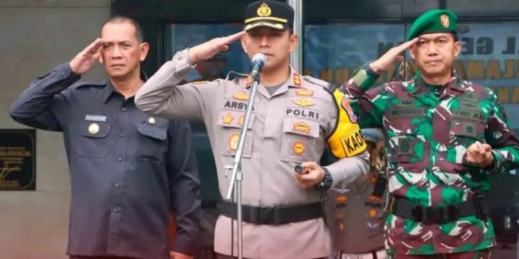 Guna Menekan Pelanggaran Lalu lintas, Polres Tulungagung Gelar Pasukan Operasi Keselamatan Semeru 2024