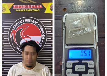 Polres Enrekang Amankan Pelaku Penyalahgunaan Narkotika