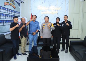 Kapolres Ngawi Sambut Hangat Pengurus PWI yang Baru