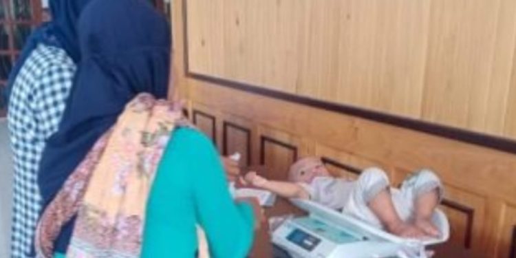 Posyandu desa Kalidawir berjalan lancar dan kondusif