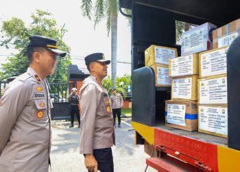 Polres Kediri Kota Kirim Bantuan ke Korban Banjir di Jateng