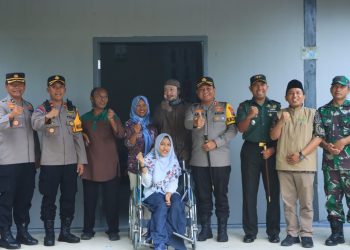 Polres Ngawi Peduli,  Bantu Bedah Rumah Warga Berkebutuhan Khusus di Karangjati
