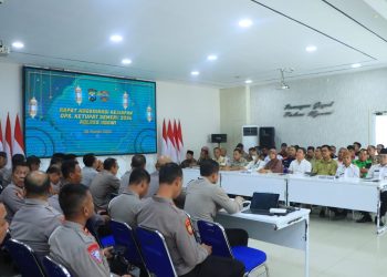 Jelang Lebaran 1445 H/2024 M, Polres Ngawi  Gelar Rakor Bersama Lintas Sektoral