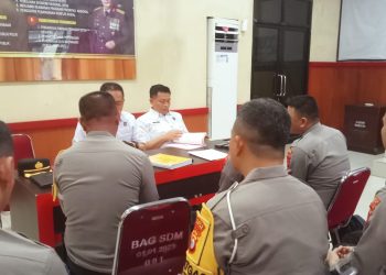 Polres Gowa Menerima Kunjungan Tim Itwasda Polda Sulsel Dalam Rangka Was ops Tim Keselamatan T.A. 2024