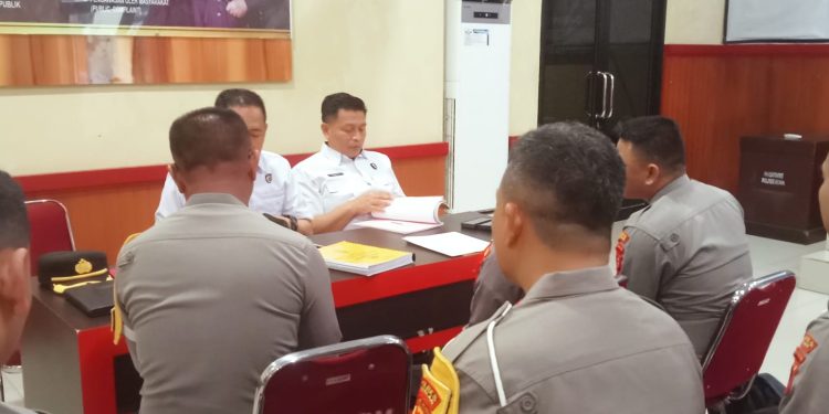 Polres Gowa Menerima Kunjungan Tim Itwasda Polda Sulsel Dalam Rangka Was ops Tim Keselamatan T.A. 2024