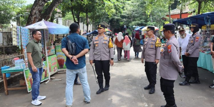 Libur Lebaran, Kapolres Kediri Kota Cek Taman Rekreasi dan Objek Wisata