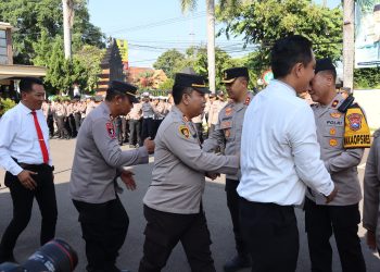 Kapolres Kediri Kota Gelar Halal Bihalal Bersama Personel Polres Kediri Kota dan Polsek Jajaran