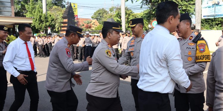 Kapolres Kediri Kota Gelar Halal Bihalal Bersama Personel Polres Kediri Kota dan Polsek Jajaran