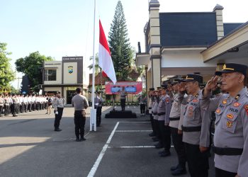 Pimpin Upacara HKN, Kapolres Kediri Kota Sampaikan Terimakasih Ops Ketupat Semeru 2024 Berjalan Aman Lancar
