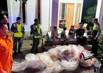 Polres Tulungagung Bersama PLN UPT Madiun Lakukan Operasi, Berhasil Sita Balon Udara Siap Terbang