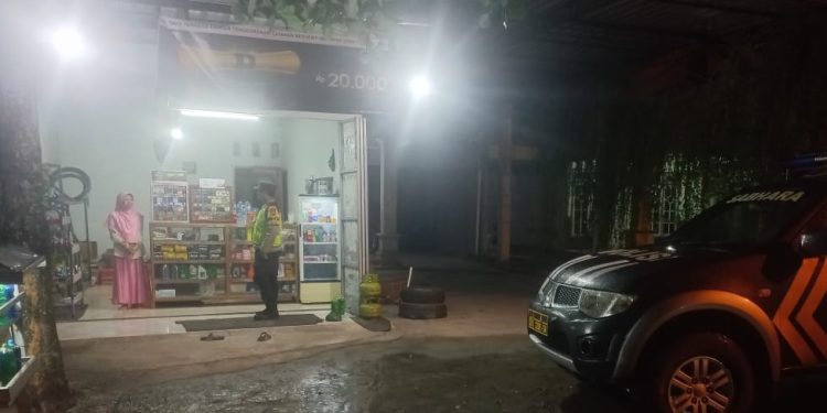 Jaga Harkamtibmas Ngawi, Polsek Pitu Giatkan Patroli