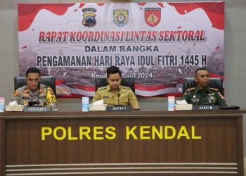 Jelang Operasi Ketupat Candi 2024, Polres Kendal Gelar Rapat Lintas Sektoral