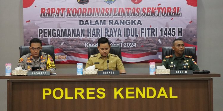 Jelang Operasi Ketupat Candi 2024, Polres Kendal Gelar Rapat Lintas Sektoral