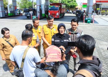 Pastikan Stok BBM Aman dan Tidak Ada Kecurangan, Tim Gabungan Polres Ngawi Sidak SPBU