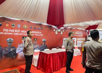 Kapolres Kendal Cek Kesiapan Pos Pengamanan dan Pos Pelayanan Idul Fitri 1445 H Tahun 2024