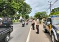 Amankan Lebaran Kupatan 2024, Polres Tulungagung Siagakan Personil di Perbatasan Tulungagung – Trenggalek dan Tempat Wisata
