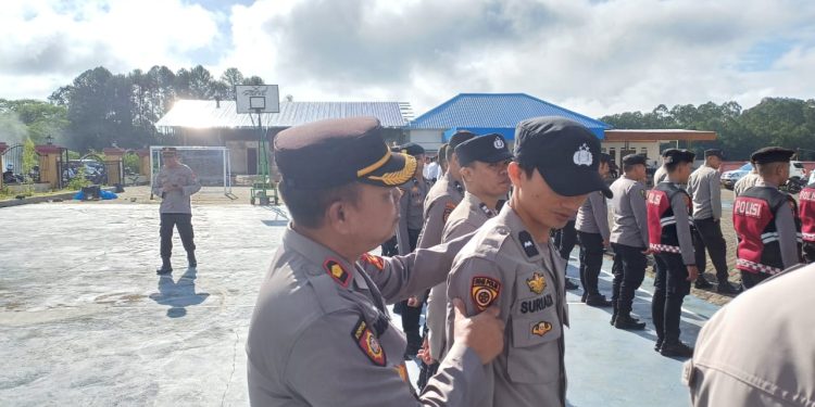 Propam Polres Toraja Utara Gelar Gaktiblin, Tingkatkan Disiplin Personel