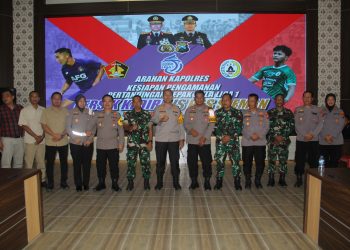 Persik Jamu PSS Sleman, Ribuan Personel Diterjunkan Polres Kediri Kota