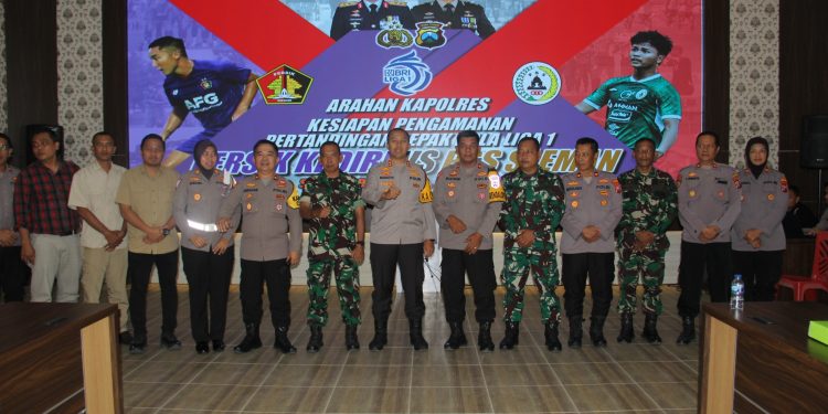 Persik Jamu PSS Sleman, Ribuan Personel Diterjunkan Polres Kediri Kota