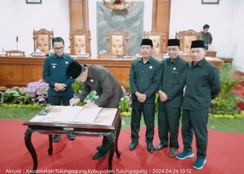 Rapat Paripurna Penetapan Ranperda dan Penyampaian Rekomendasi LKPJ Bupati TA 2023