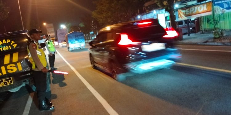 Cegah Laka dan Balap Liar di Ngawi, Polsek Karangjati Giatkan Patroli Malam