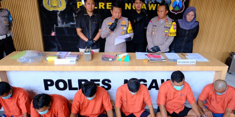 Polres Ngawi Tindak Tegas Segala Bentuk Perjudian