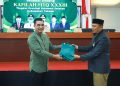 Pj. Bupati di dampingi Pj. Ketua TP. PKK Takalar terima Rombongan Kafilah MTQ ke XXXIII Tk. Prov. Sulsel